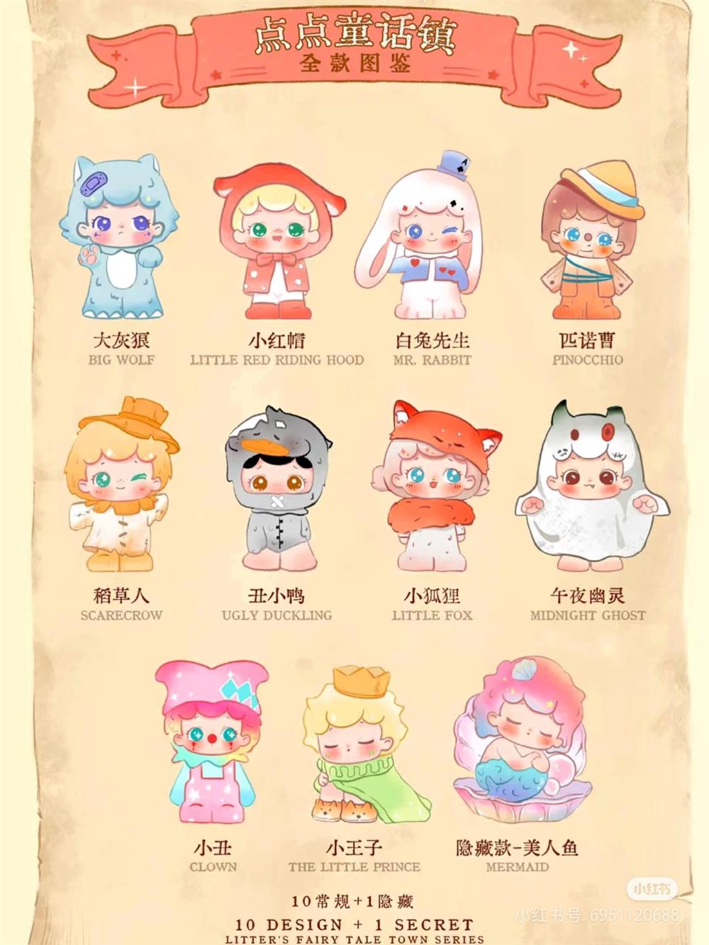 Pop Dot Fairy Tale Town Series Blind Boxes【Membership included】