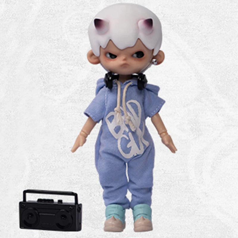 Penny Box Obtisu11 Cool Doll Blind Box Street Series OB11 1/12Bjd Unicorn Dolls Surprise Toys Action Figures Mystery Box Model【Membership included】